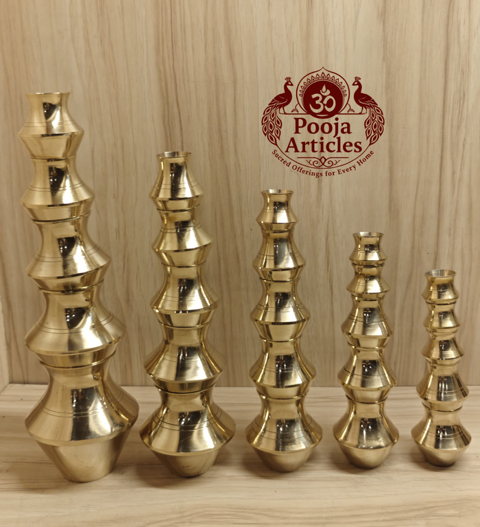 Brass Kubera Kudam Set of 5
