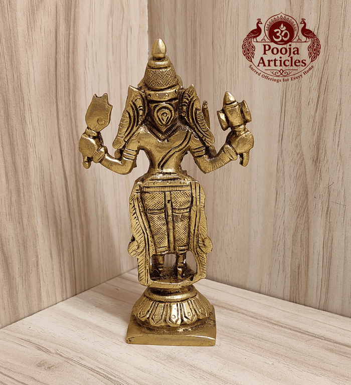 Brass Mariamman idol 5.2 inch size reference