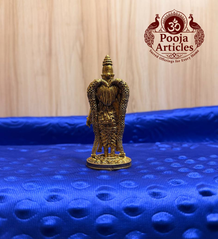 Brass Meenakshi Amman 4 inch with prabhavali