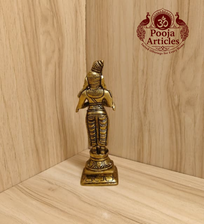 Brass Nalvar Set 5.7 Inch Pooja Articles