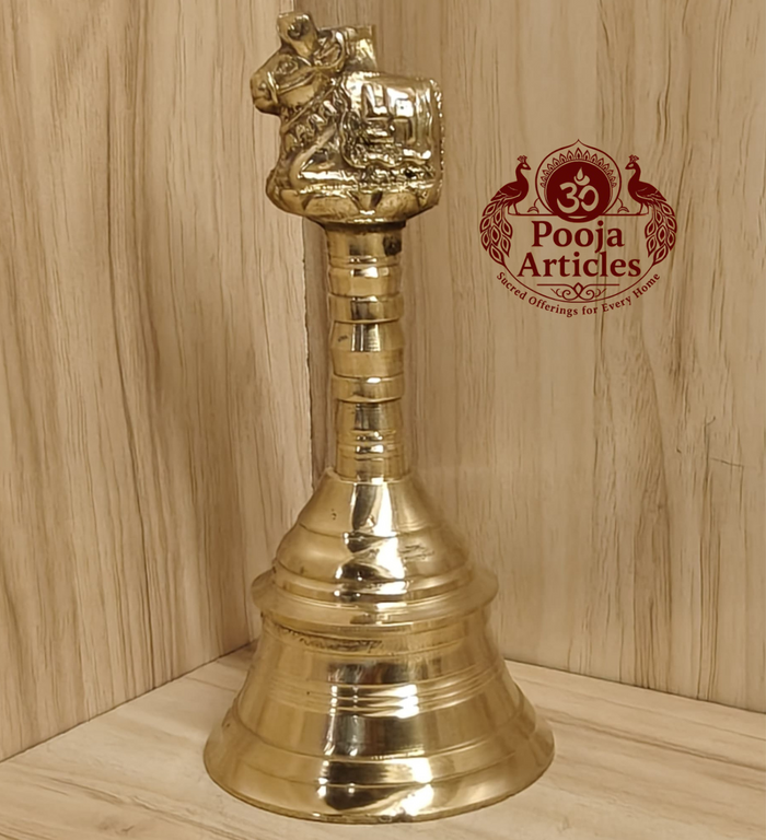 Brass Pooja Bell 6.5 Inch – 620g