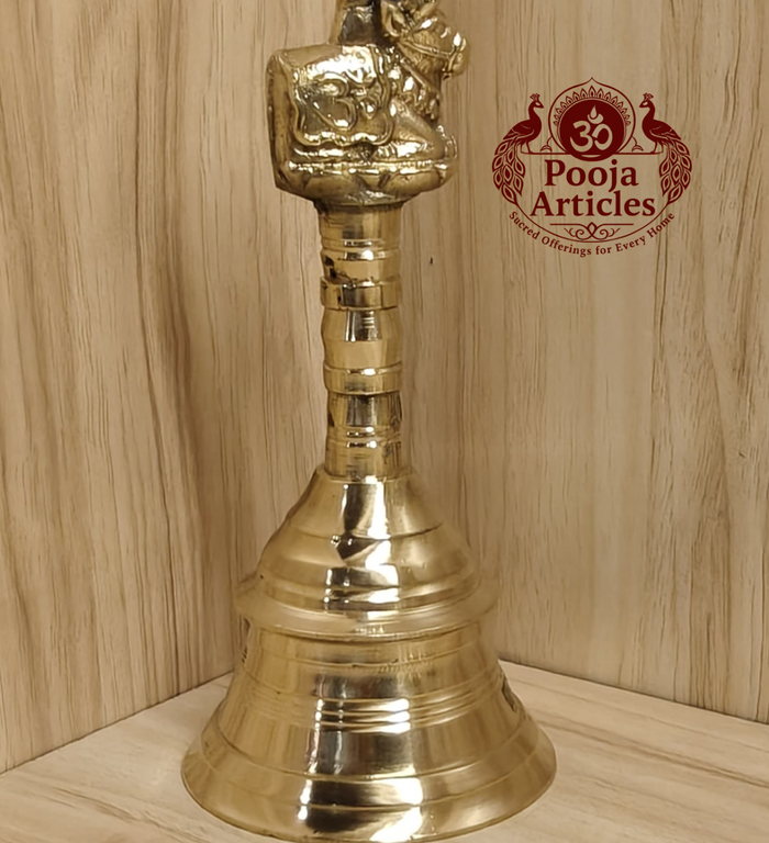 Brass Pooja Bell 6.5 Inch – 620g