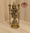 Brass Tirupati Balaji Idol 5.8 Inch