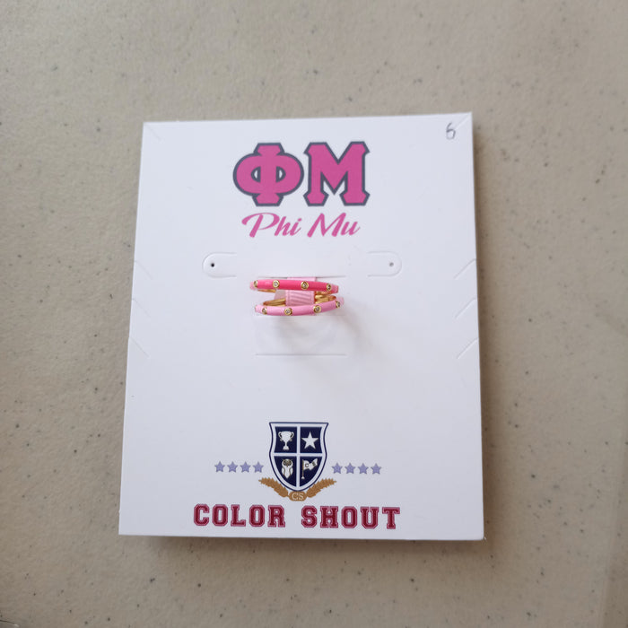 Bring It On 2 Ring Stack- Phi Mu