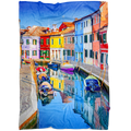 Burano Fleece Blanket - Portrait