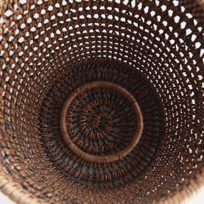 Burma Rattan Hurricane - LARGE, Warm Brown