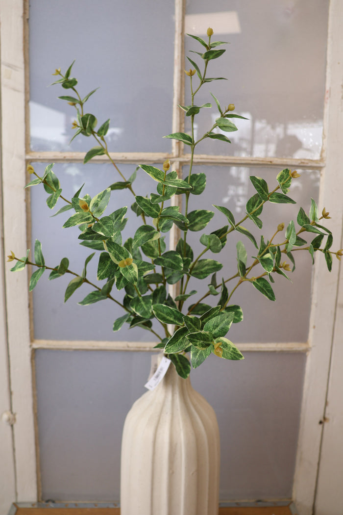 Silk green captured in time foliage stem 33 inch for farmhouse transitional everyday home decor from Magnolias Home Decor