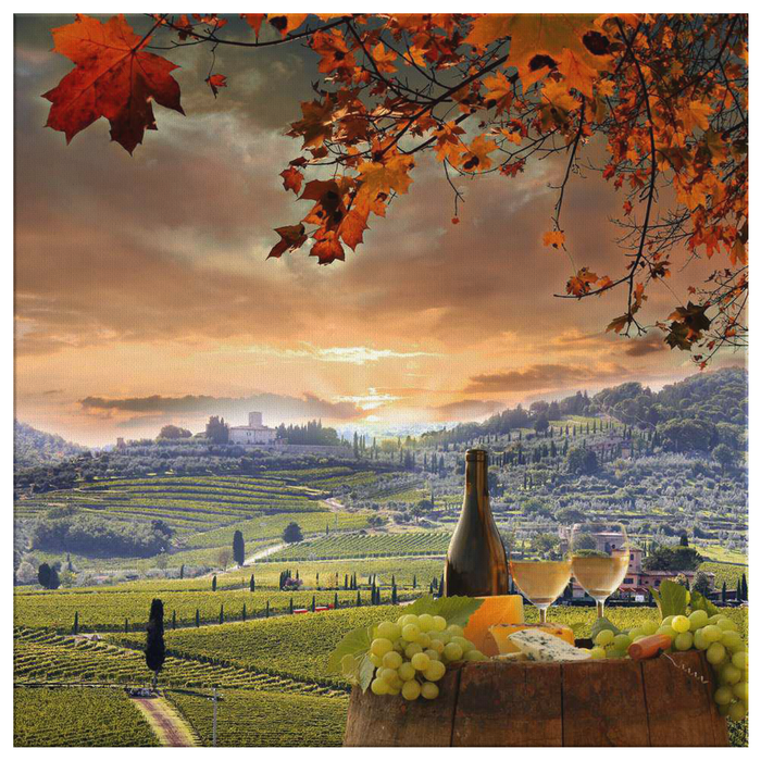 Chianti Tuscany Wall Art Canvas