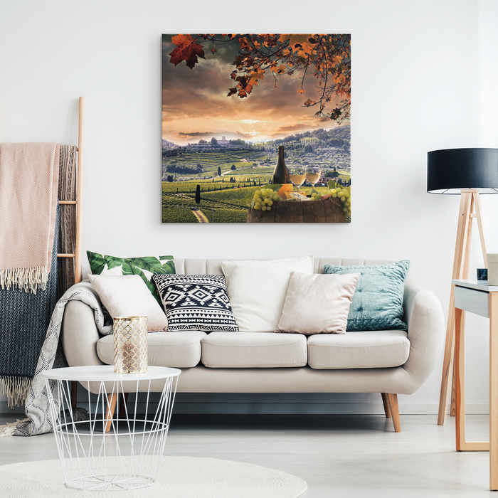 Chianti Tuscany Wall Art Canvas