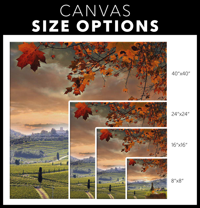 Chianti Tuscany Wall Art Canvas