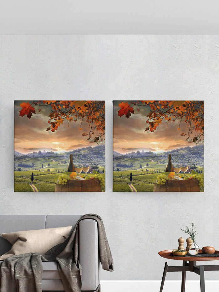Chianti Tuscany Wall Art Canvas