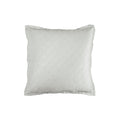 Chloe Euro Pillow Sham Ivory Irregular Velvet 26X26 (No Insert)