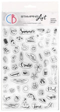 Ciao Bella - Clear Stamp Set 4"x6" - BuJo Summer. These high quality clear photopolymer stamps are manufactured using a patented photopolymer and UV light exposure, this way they are able to achieve a higher level of detail. They are also designed to achieve optimum performance ensuring you get the highest quality possible. Available at Embellish Away located in Bowmanville Ontario Canada.