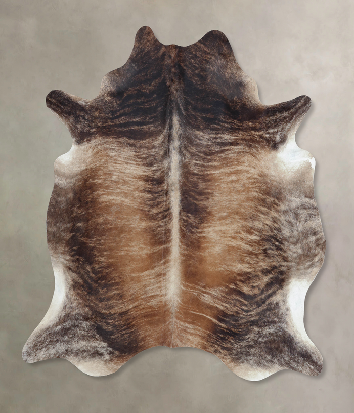 Dark Brindle Cowhide Rug #B8990