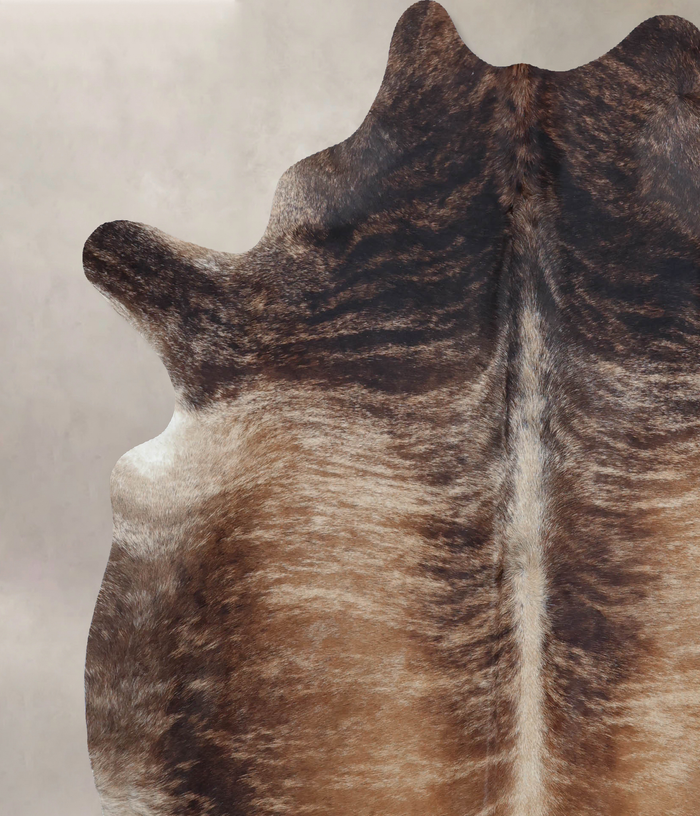 Dark Brindle Cowhide Rug #B8990