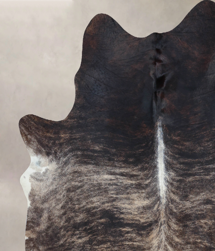 Dark Brindle Cowhide Rug #B9326