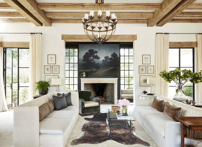 Dark Brindle Cowhide Rug #B9326