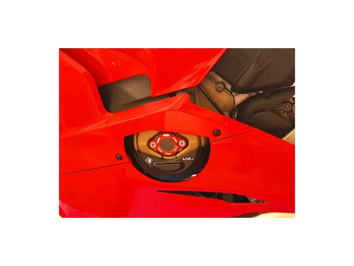 DUCABIKE CIF10A - TIMING INSPECTION COVER RED