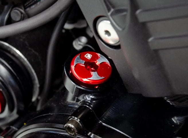 Ducabike Engine Oil Cap Black TOO02A RED