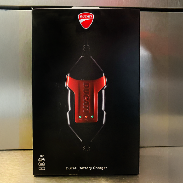 Ducati Standard Charger- 69928471BZ 12V LEAD  ACID BATTERIES  STD  AGM  GEL Ducati packaging