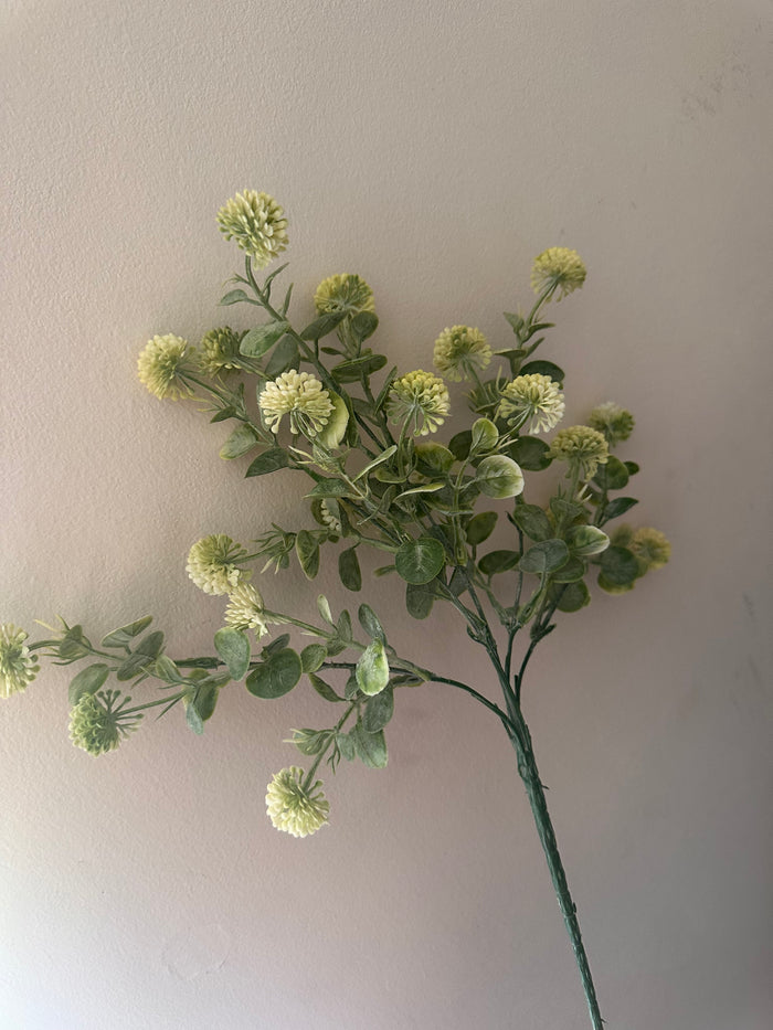 Faux Globe Ball Spray ~ Yellow