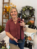 Finial Wreath Holder