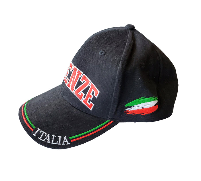 Firenze Black Baseball Cap
