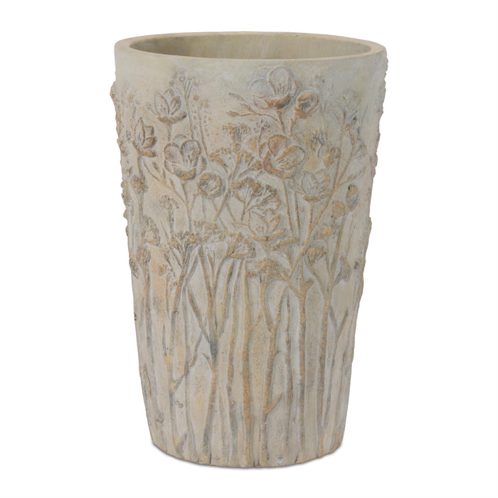 Flower Field Cement Planter - 2 Sizes