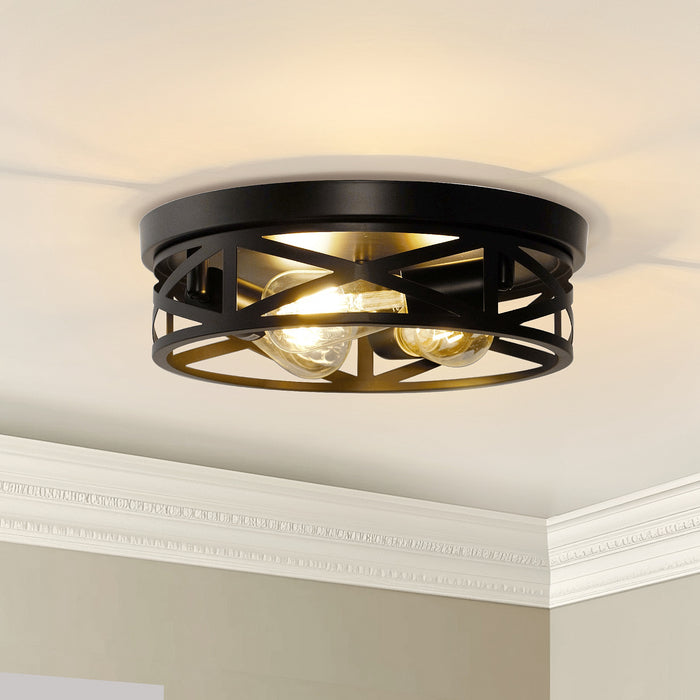 Flush Mount Ceiling Light with No Bulbs Included - [lohasled]