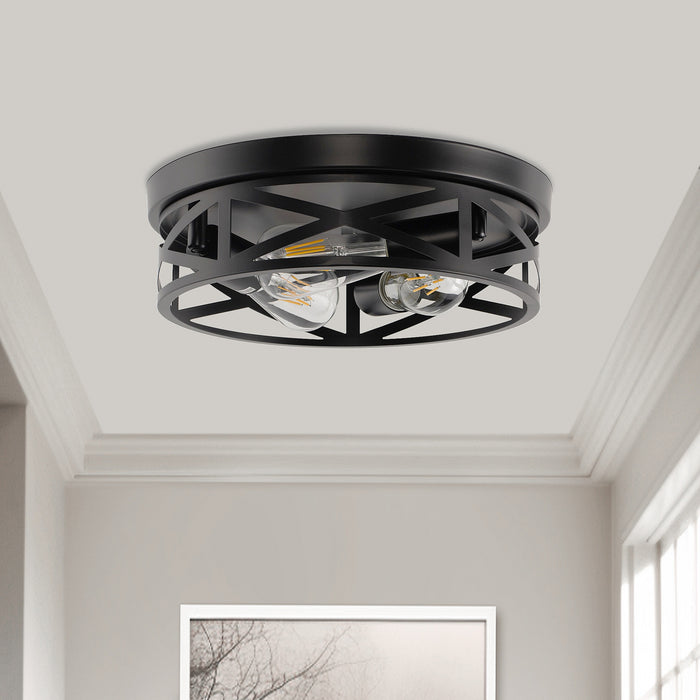 Flush Mount Ceiling Light with No Bulbs Included - [lohasled]