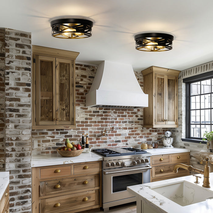 Flush Mount Ceiling Light with No Bulbs Included - [lohasled]