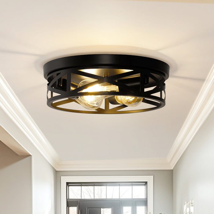 Flush Mount Ceiling Light with No Bulbs Included - [lohasled]