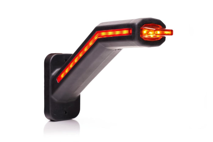 Front - rear end - outline and side marker lamp with side indicatorLED Outline marker light2074 PWASSRH Lighting