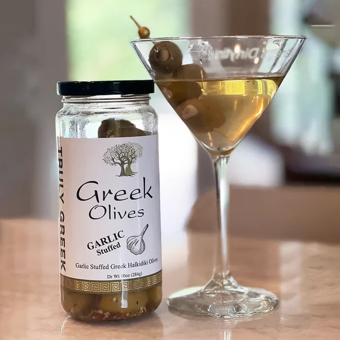 Garlic Stuffed Greek Olives