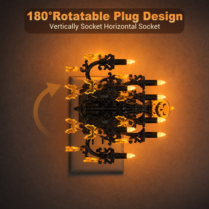 Halloween Gothic Chandelier Plug-In Night Light