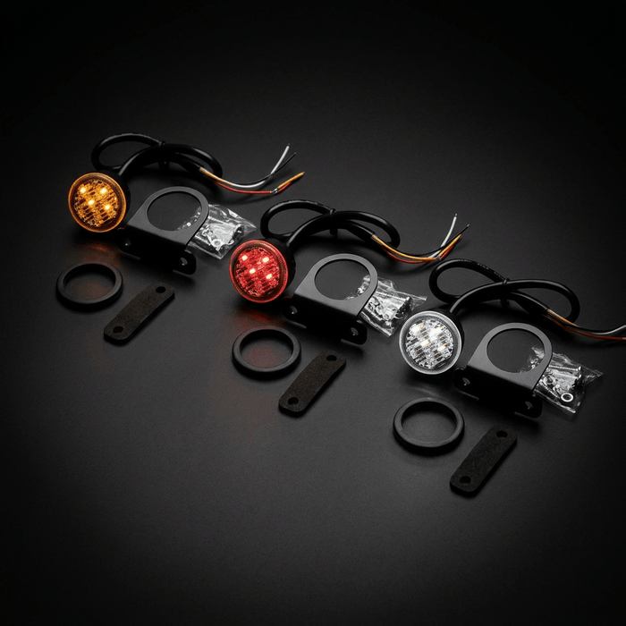 HIL - 310 Covert LED hazard warning light roundLED warning lightHIL-310-WSRH LightingSRH Lighting