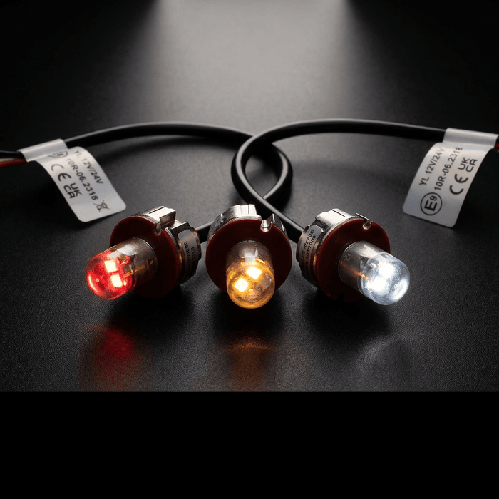 HL - 301 Covert LED hazard warning light roundLED warning lightHL-301-WVSWDSRH Lighting
