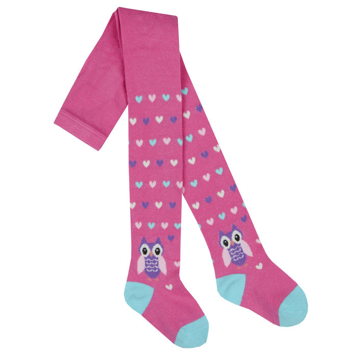 i2i Girls Cotton Rich Design Tights 2-8 Years (46B382) - Kidswholesale.co.uk
