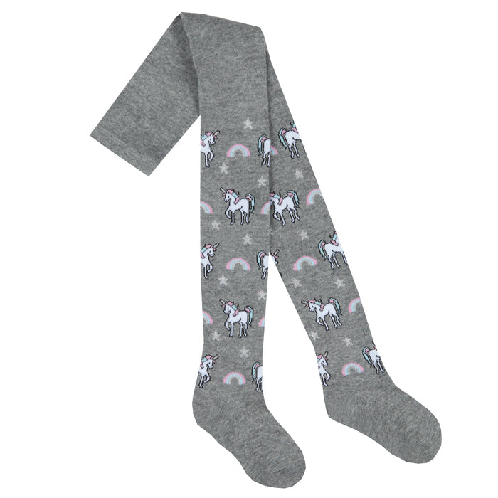 i2i Girls Cotton Rich Design Tights 2-8 Years (46B382) - Kidswholesale.co.uk