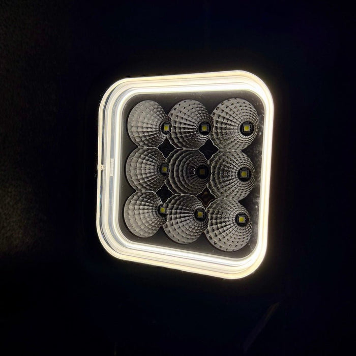 INFINITY 4" Square flood light with dual colour position lightsLED work lightSRH LightingSRH Lighting