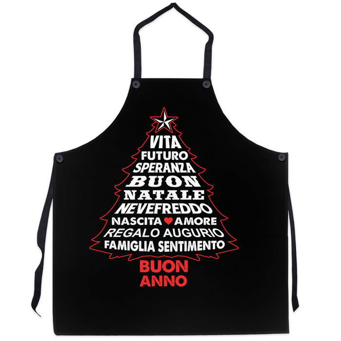 Italian Christmas Tree Apron