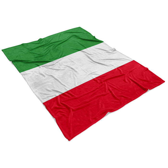 Italian Flag Fleece Blanket