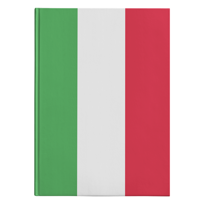 Italian Flag Hardcover Journal