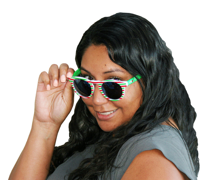 Italian Flag Sunglasses