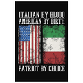 Italian Patriot Canvas Wall Art Portrait