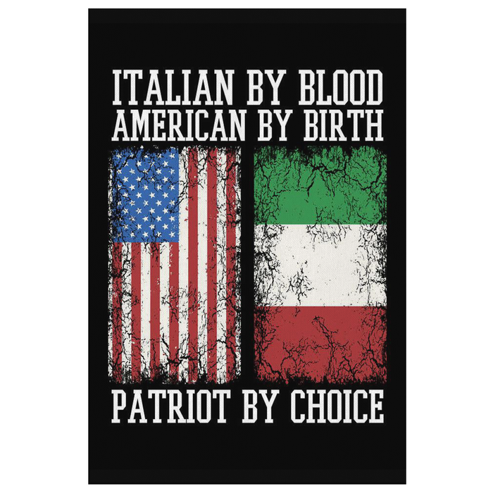 Italian Patriot Canvas Wall Art Portrait