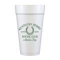 Kentucky Derby Social Club Foam Cups