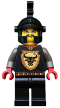 Knights Kingdom I - Cedric the Bull (Robber Chief), Black Dragon Helmet