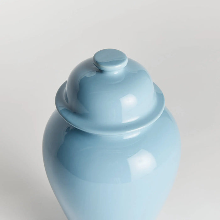 Koa Lidded Mini Ginger Jar - BLUE