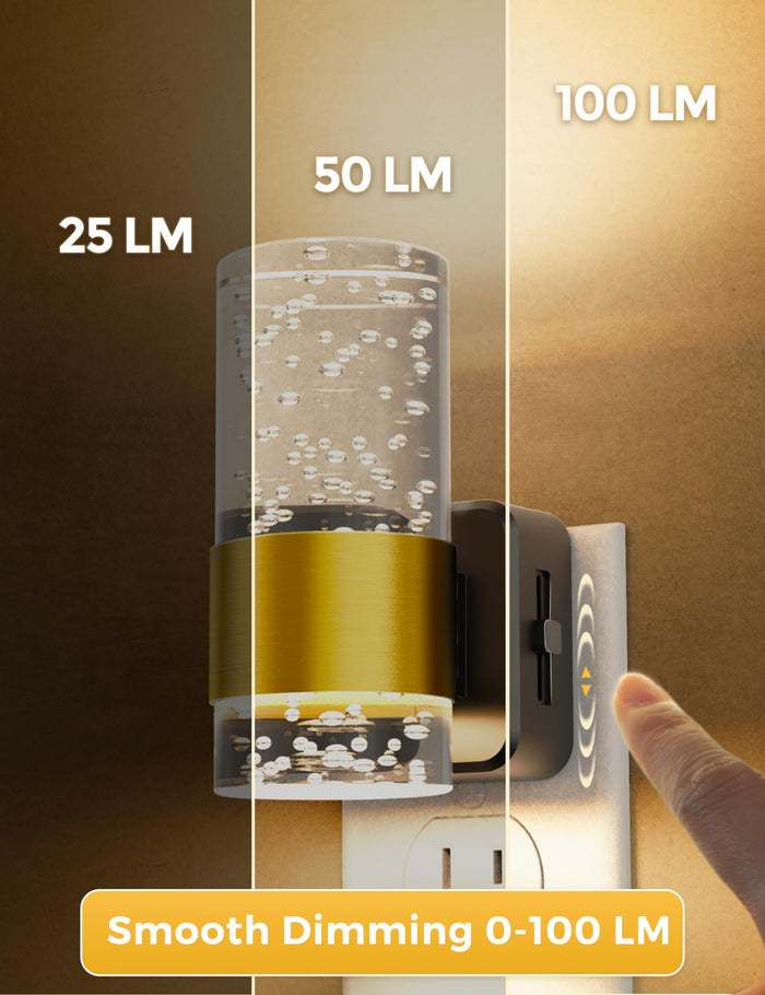 L LOHAS LED Acrylic Night Lights Plug into Wall with Auto Light Sensor - [lohasled]